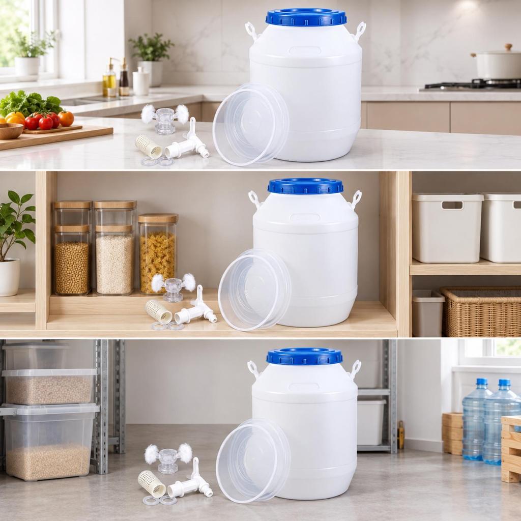 Fermentation and Storage Barrel Sealed HDPE with Aeration