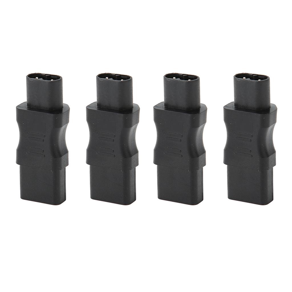 4PCS IEC320 C8 To C13 Power Cord Adapter PVC Housing IEC320 Power Plug Adapter for Laptop Ups Socket