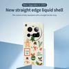 For Xiaomi 15 Ultra Case Christmas Snowman Pattern Printing Straight Edge TPU Phone Back Cover