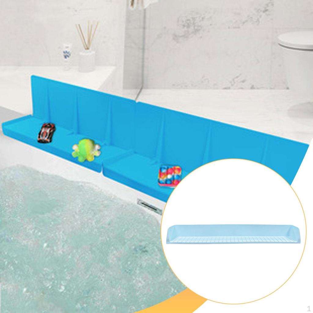 Skydd för Badkar Badkar Lekhylla Enkel Tid Håll Torrt och Snyggt Nödvändigheter Stadig Silikon