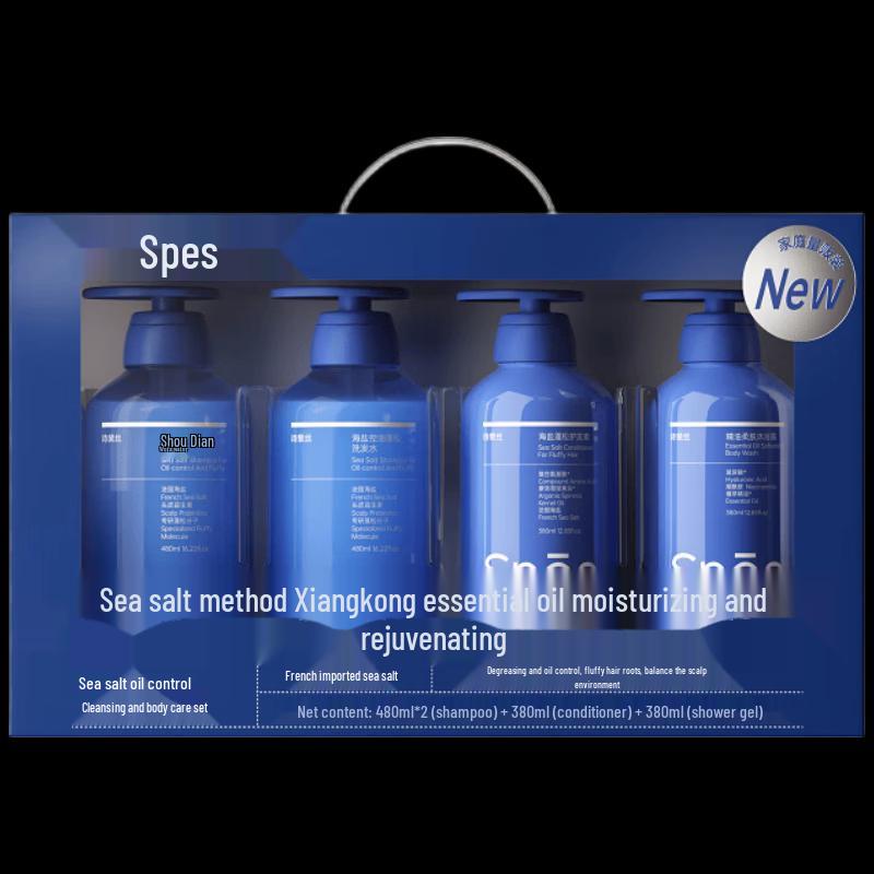 

Spes Ginger Ginseng & Sea Salt Oil Control Hair & Body Set