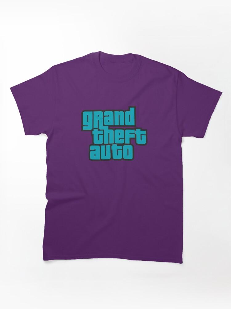Grand Theft Auto GTA Grand Theft Auto Logo Cool Blue Classic T-Shirt