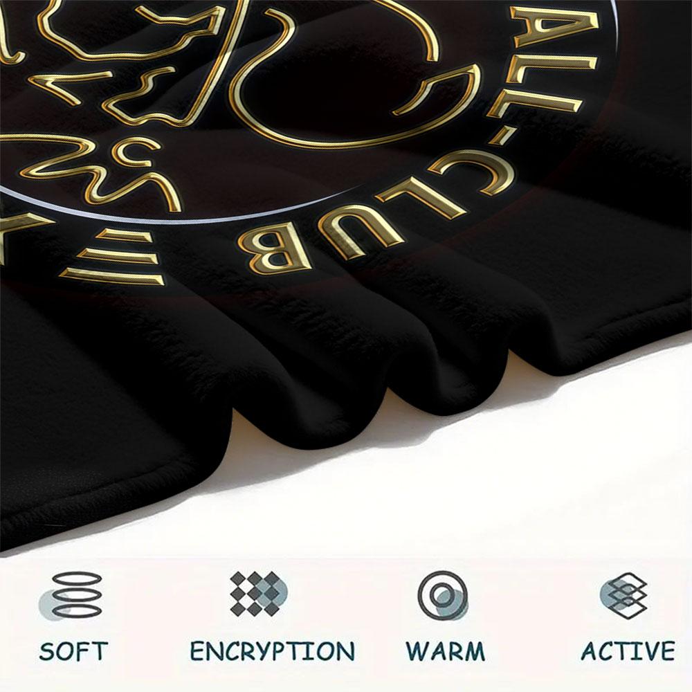 1PC AFC Ajax Patterned Flannel Blanket Suitable For All Seasons for Home Decor Warmth and Comfort Gifts Holiday Present
