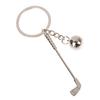 Creative Soccer Playground Keychain Unisex Metal Tennis Table Tennis Golf Key Holder Fans Gifts