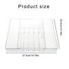 Versatile Cutlery Drawer Tray with Adjustable Compartments Kitchen Cutlery Drawer Insert Flatwares Organizers