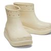 Crocs PU Classic Puff Outdoor Fashion Platform Booties Unisex Off-White