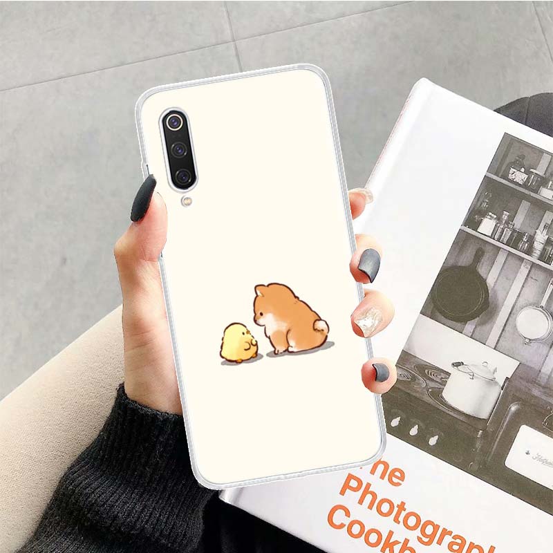 Cute Corgi cartoon Dog Phone Case For Xiaomi Redmi Note 13 14 15 Pro Plus 12S 12 14S 11S 11E 10 10S 11 11T 5G 4G Cover Coque Red