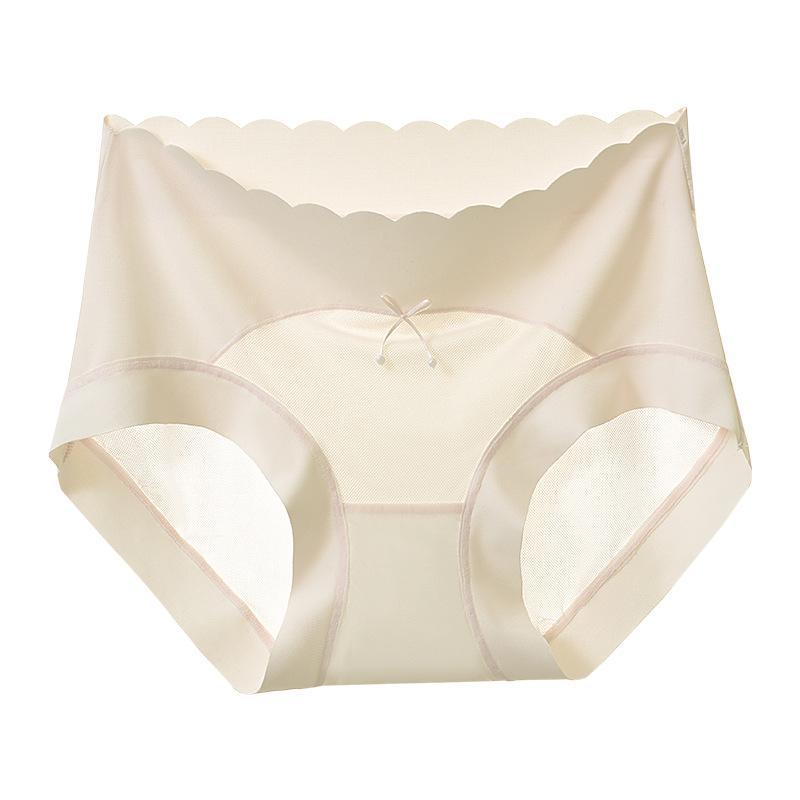 

Женское сексуальное сетчатое нижнее белье, женские трусики из ледяного шелка, антибактериальные кружевные трусы, женские бесшовные трусики для девочек Pure Desire One Size