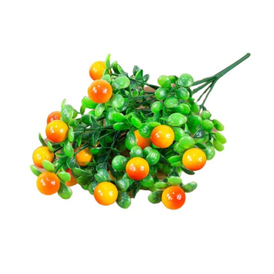 1Pc 6 Branches 18 Heads Artificial Simulation Fruits Flower Home Garden Decoration DIY Art