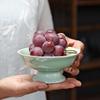 Blaue und weiße Keramik chinesischer Stil Obst- und Snackteller