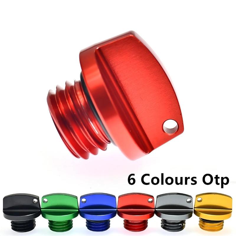 New M20 * 2.5 Universal Motorcycle Engine Oil Filler Cap Screw Cover Plug Gray With O-ring Valve Oil Cap Transmission Tank Cover
