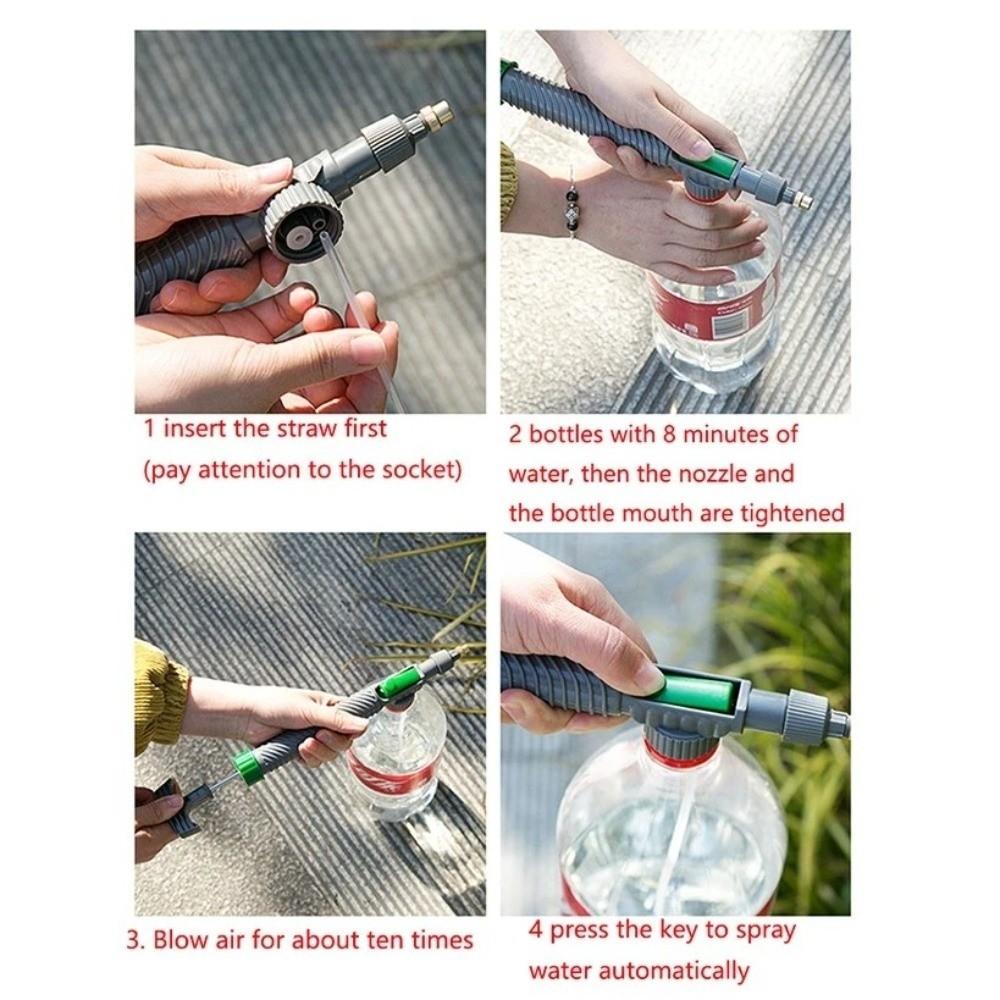 Quick Connect High Pressure Air Pump Handheld Spray Head Manual Sprayer  Patio Sprinkler