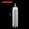 Commercial Tomato Salad Dressing Plastic Squeeze Bottle - Food Grade, Wide Mouth, Ideal for Jam and Milk Tea