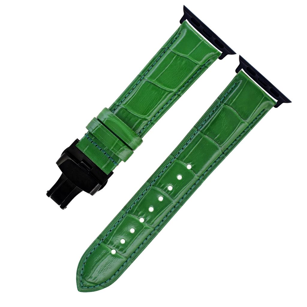 Per Iwatch Apple Cinturino Orologio Coccodrillo Applewatch8Se7 Cinturino Orologio Pelle di Mucca Primo Strato