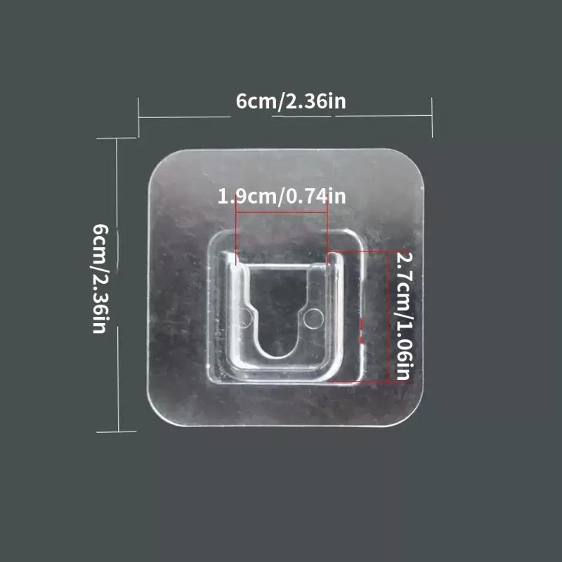 50PCS/30PCS/20PCS/10PCS/5PCS - Non Drilling Adhesive Hook Multifunctional Auxiliary Hook Suitable for Glass Windows, Home Kitc