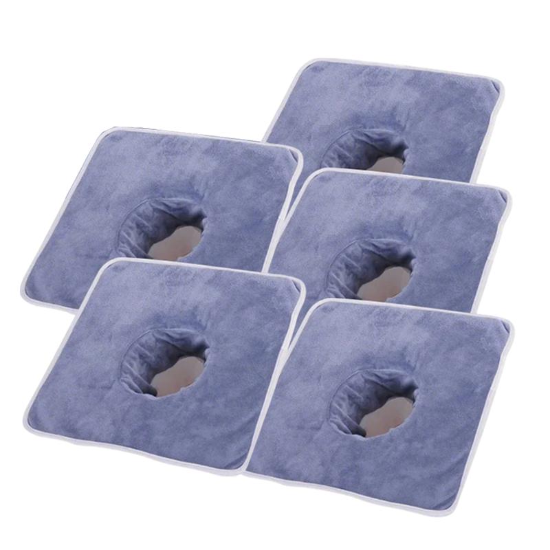 Schönheitssalon Gesichtstuch Akupunktur und Moxibustion Massage Pflege Massageliege mit Loch Verdickungspad Gesicht saugfähiges Tuch