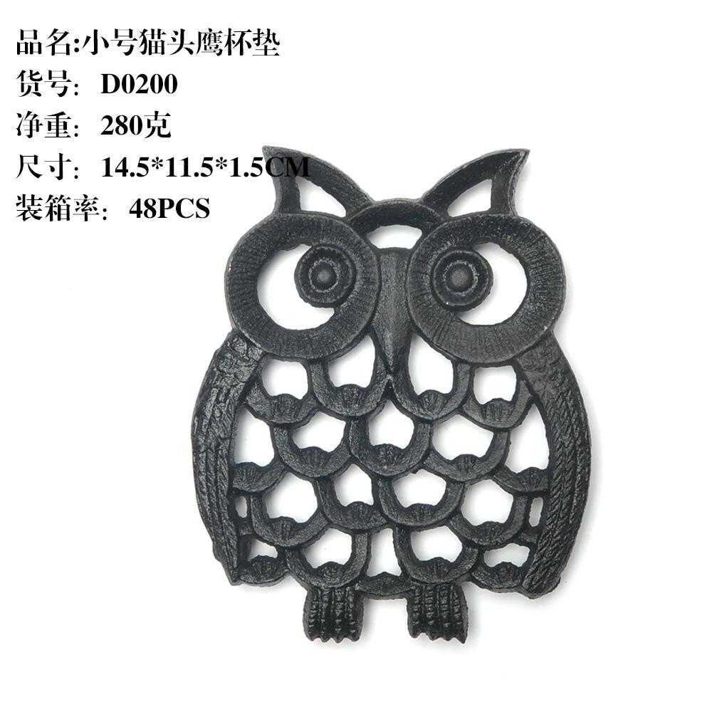 Cast Iron Animal Trivet-Decorative Coaster for Kitchen Counter  Dining Table Vintage Fashioned,Farmhouse,Rustic,Artisan Design