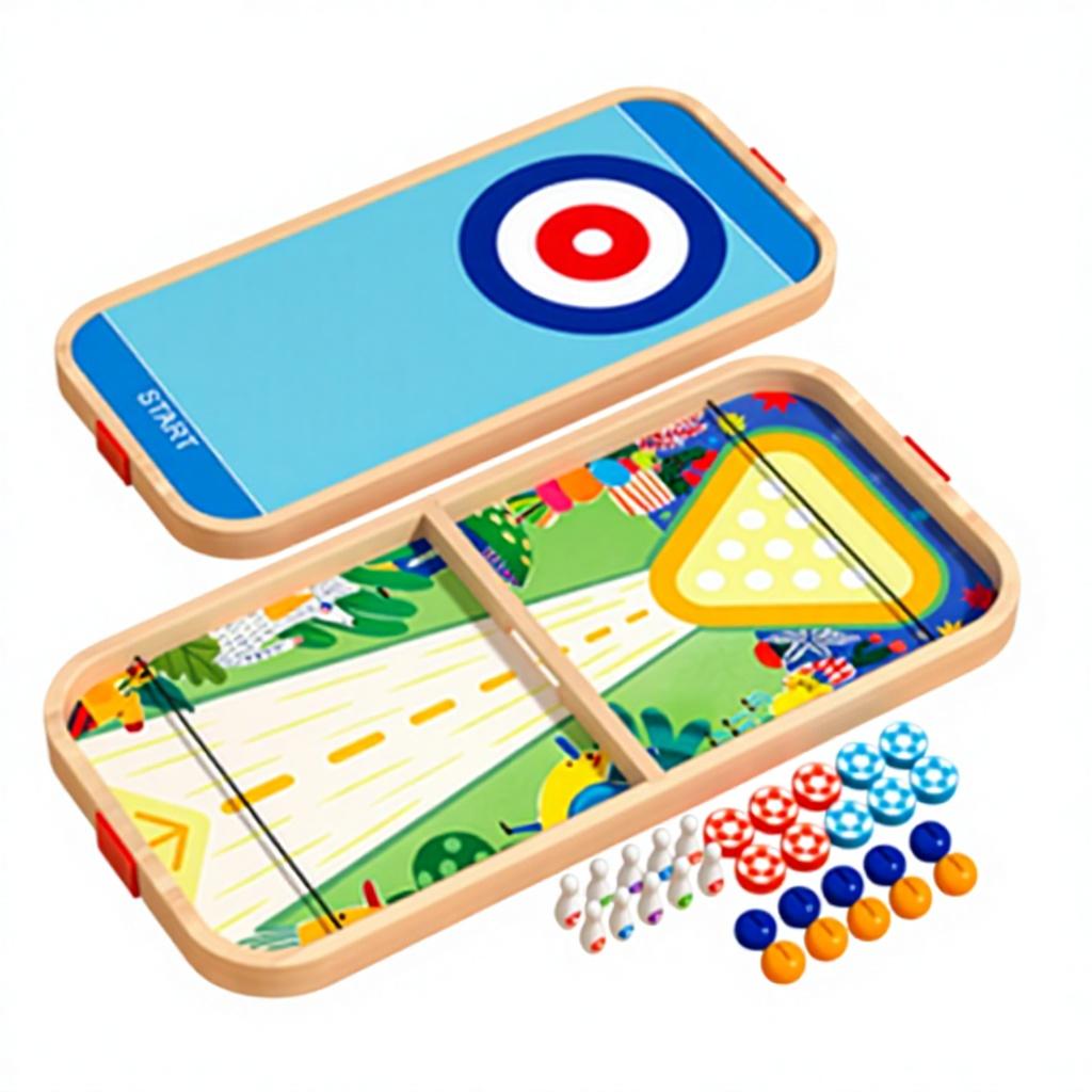 Two-player Battle Catapult Chess Game Children Parent-child Interactive Educational Mini Wooden Board Game