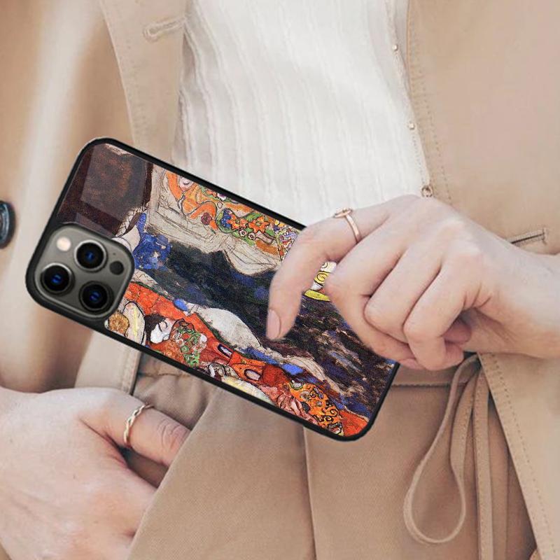 Kiss by Gustav Klimt Magnetic Phone Case For APPLE iPhone 17 Air 16 14 13 12 Pro Max 15 Plus Wireless Charge With MagSafe Cover