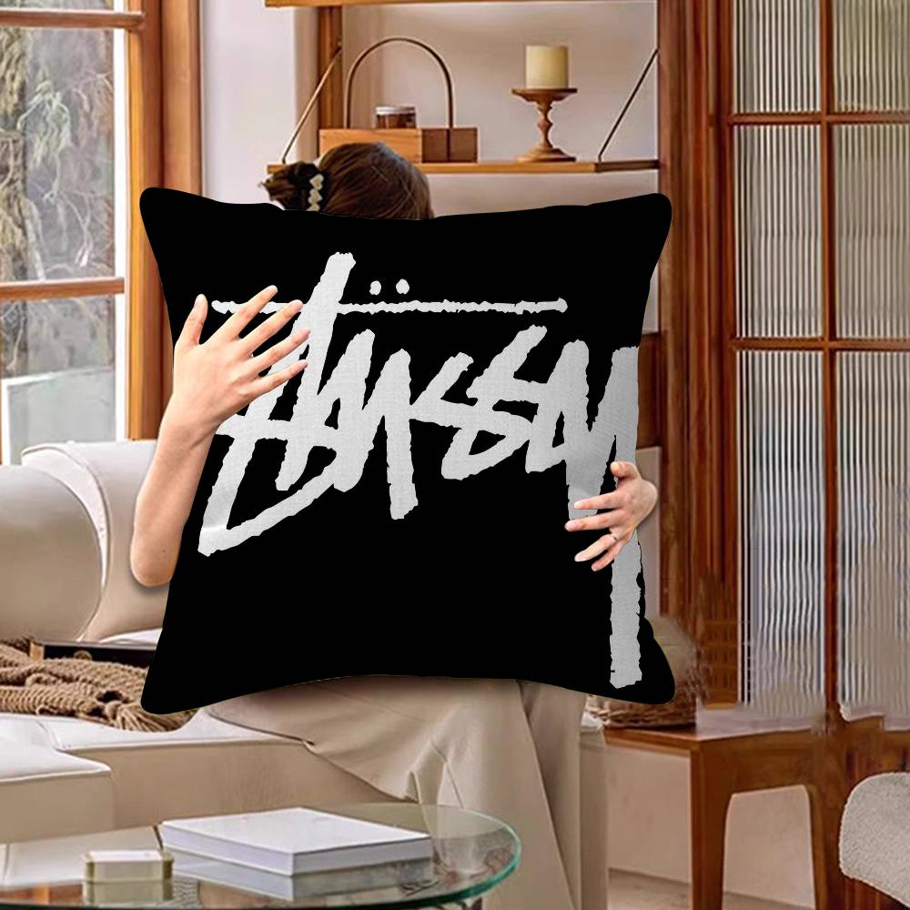 Zwart-Wit NO.8 Bil Kussen Kussenhoes Kussensloop Woonkamer Bank Huisdecoratie Op Maat