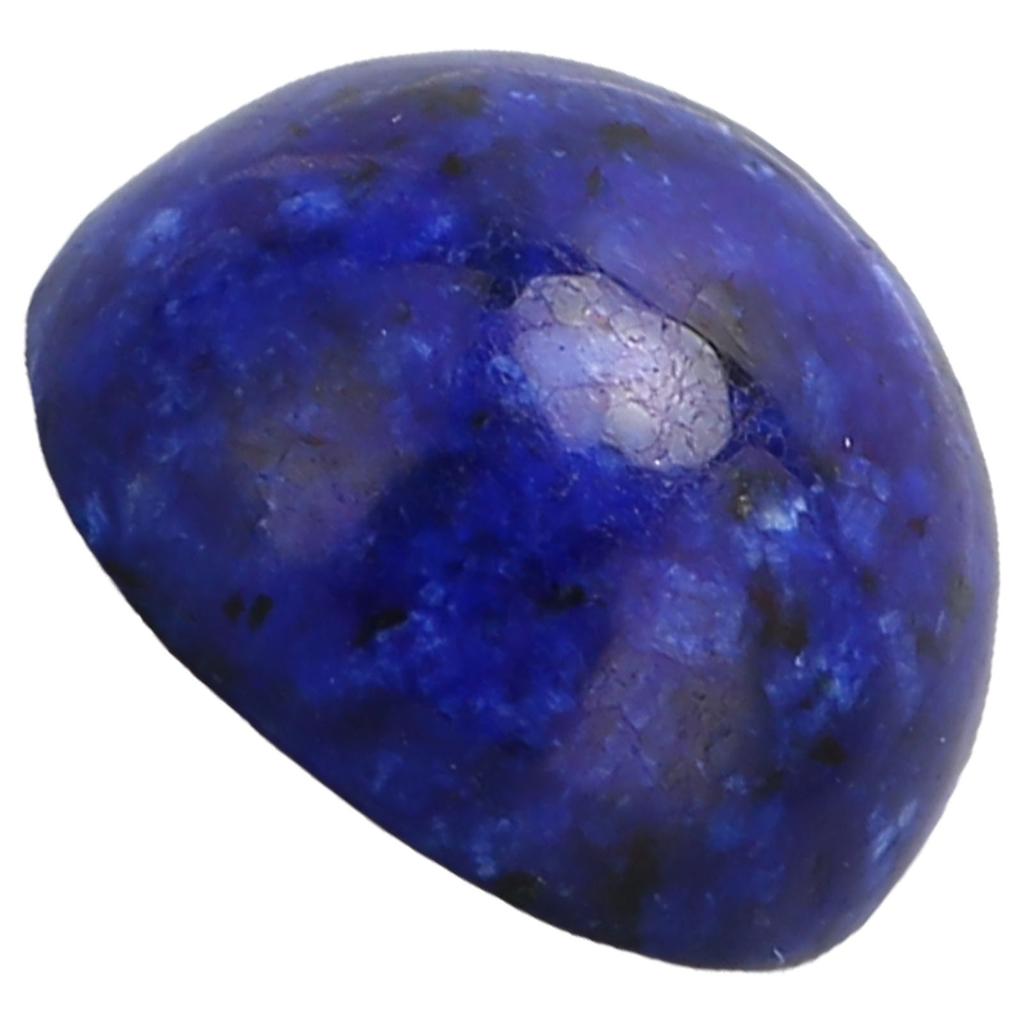 20Pcs Lapis Lazuli Cabochon Stone Half Round Beads 8mm Flat Back Dome Cover for DIY