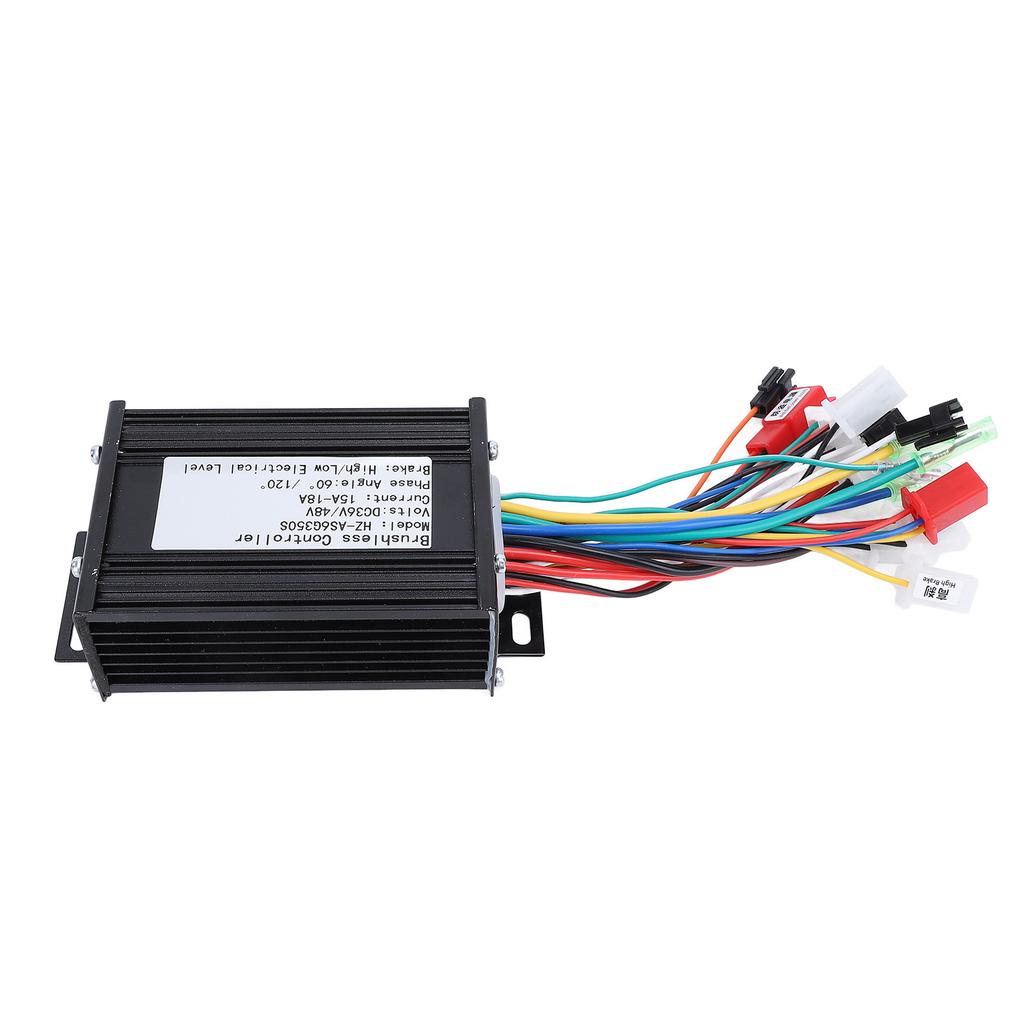 Scooter Motor Controller 36V 48V 350W Aluminium Alloy Good Heat Dissipation Brushless Motor Controller for Electric