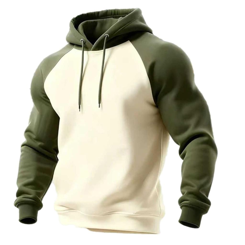 Men's Pullover Hoodies Sports Soft Blend Fleece Hooded Sweatshirts