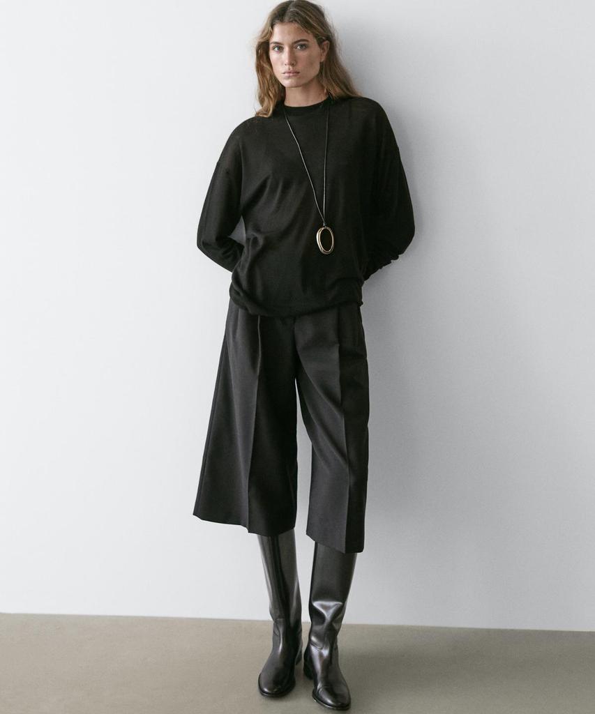 Masimodutti Oversized Wool Blend Knit