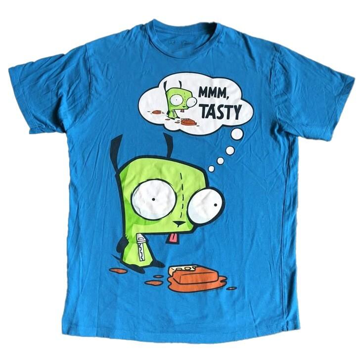 invader zim Gir Cartoon Movie Funny Tee Unisex Short Sleeve Shirt S-5XL S разноцветный