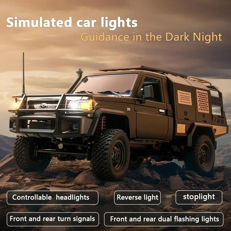 MN MODEL 1:12 RC Car MN82 MN82s LC79 Toyota Land Cruiser ORV Rock Crawler Truck Off-Road Pickup Vehicle Model Collection Toy