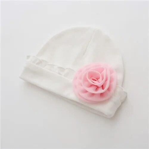 0-12Month Newborn Baby Hat For Girls Cotton Infant Hats Photography Props Beanies New Born Princess Soft Girls Caps 2023 Fashion