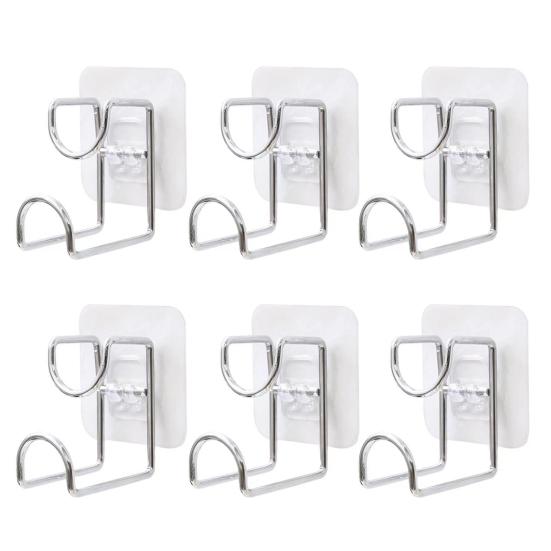 

3/6/12 шт. крючки для хранения вешалка для раковины прочная несущая способность легко устанавливается съемные водонепроницаемые крючки для душа ванной комнаты 6pcs