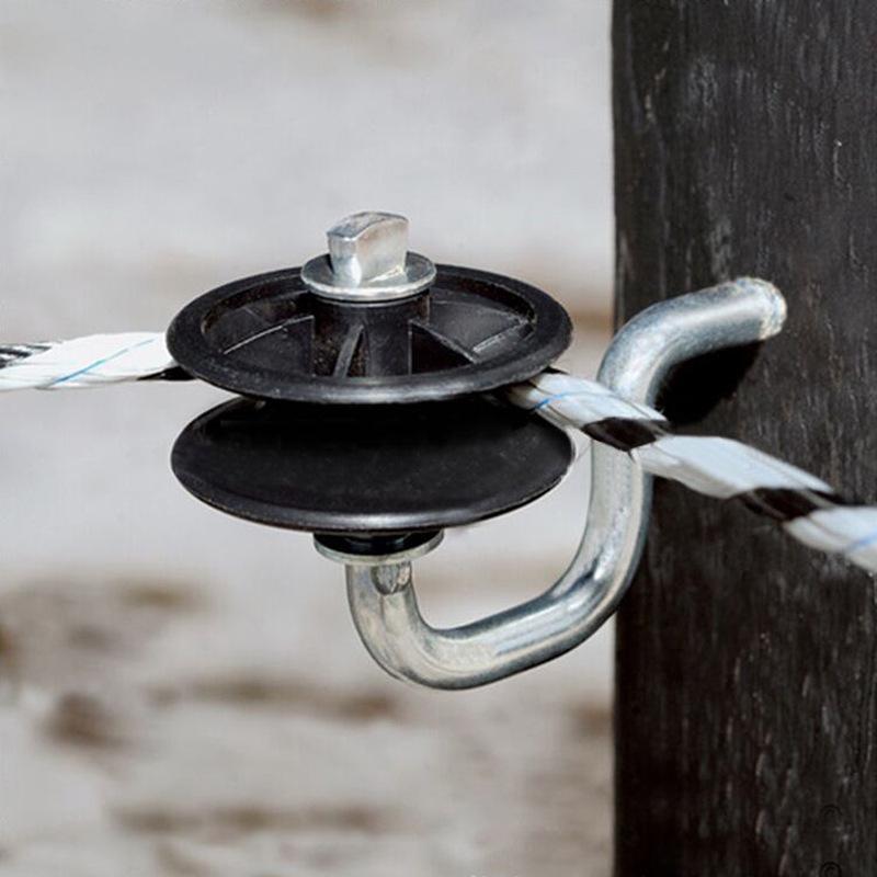 Pasture Electronic Fence Insulator Kit for Wooden Stakes