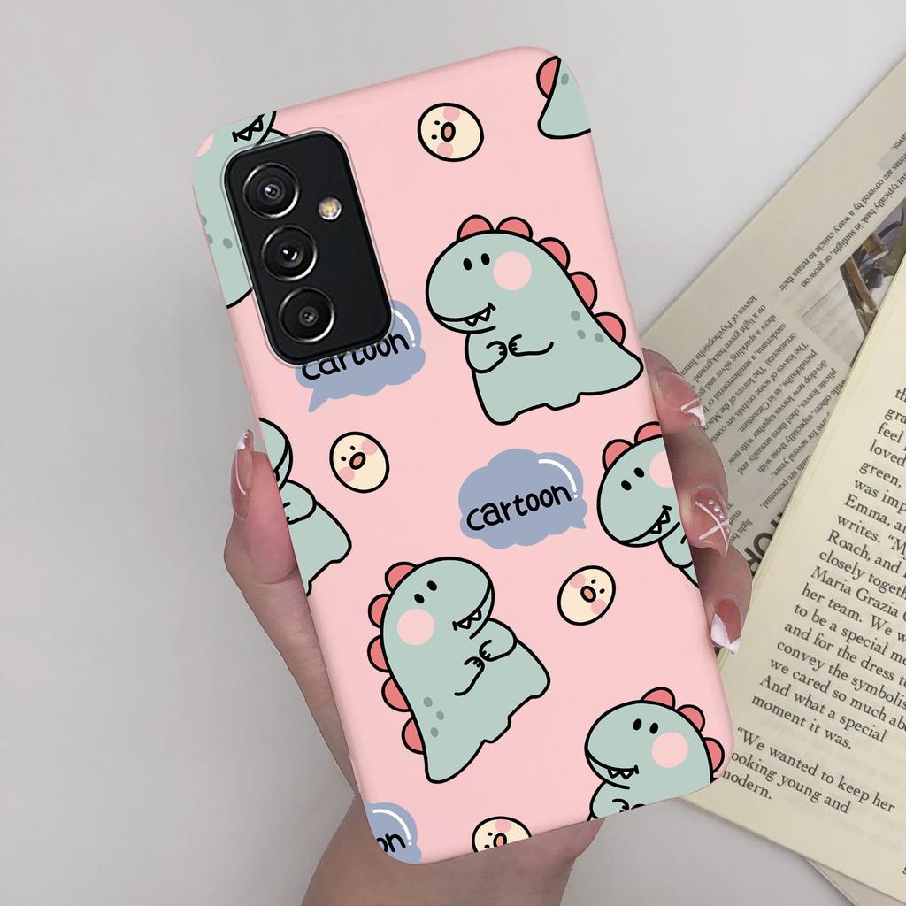 For Samsung A82 Phone Case Butterfly Lavender Matte Cover For Samsung Galaxy A82 A 82 Funda Soft Silicone Shockproof Bumper Capa
