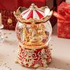 Rotatable Sky Castle Princess Music Box for Girls - Crystal Ball Birthday Gift