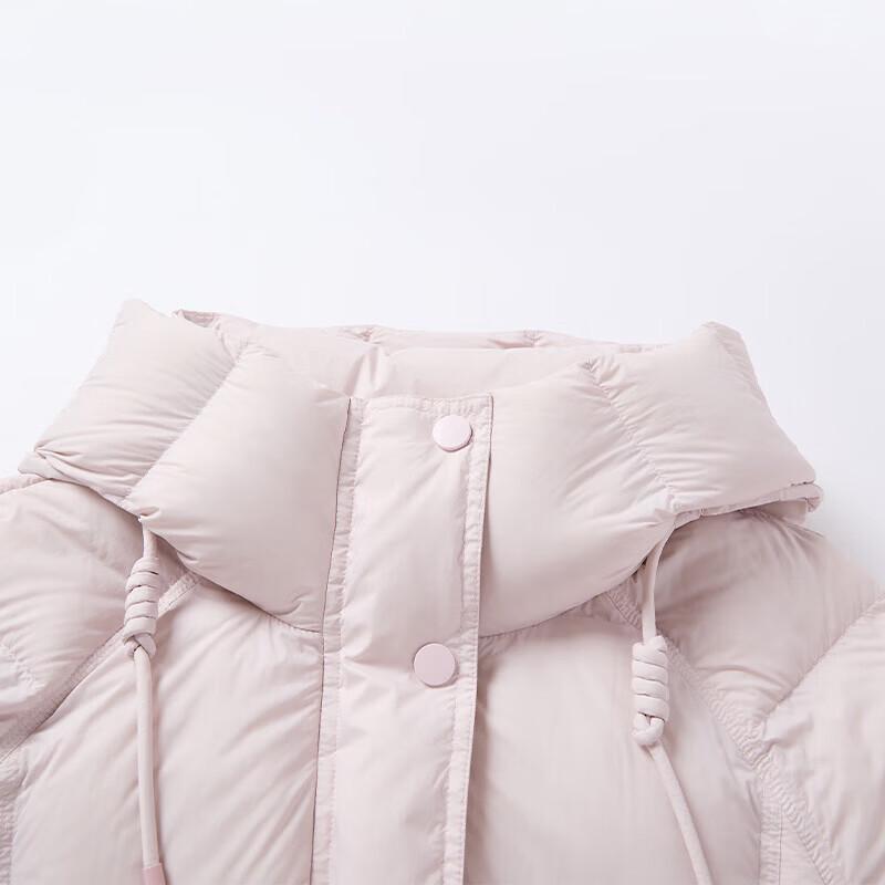 Women's Puffy Mid-Length Hooded Down Jacket
