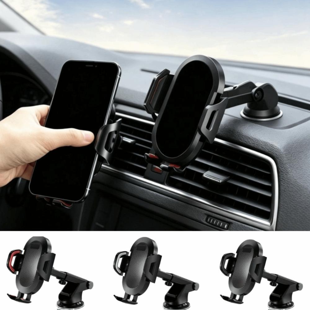 Retractable Arm Car Phone Holder Rotate Dashboard Bracket Mobile Phone Bracket Cell Phone Support