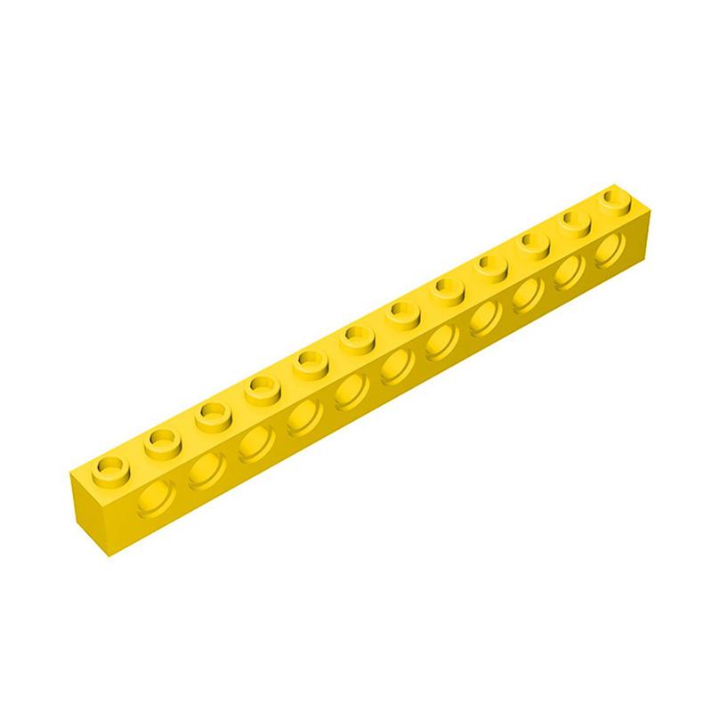 10pcs 3895 MOC high-tech Parts 1x12 Brick 11 Holes MOC Technical Building Block Suitable For All Brands Small Particles Toy