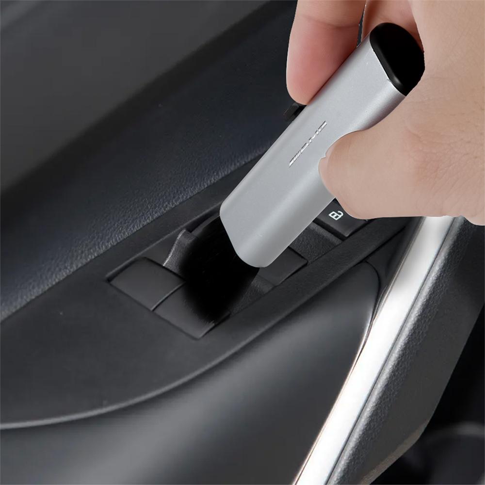NHFW5 1Pcs Car Air Outlet Indoor Gap Dust Remover Tool Cleaning Fluff Brush For Mercedes Benz W204 W205 W212 W213 W221 W177 W246 GLA