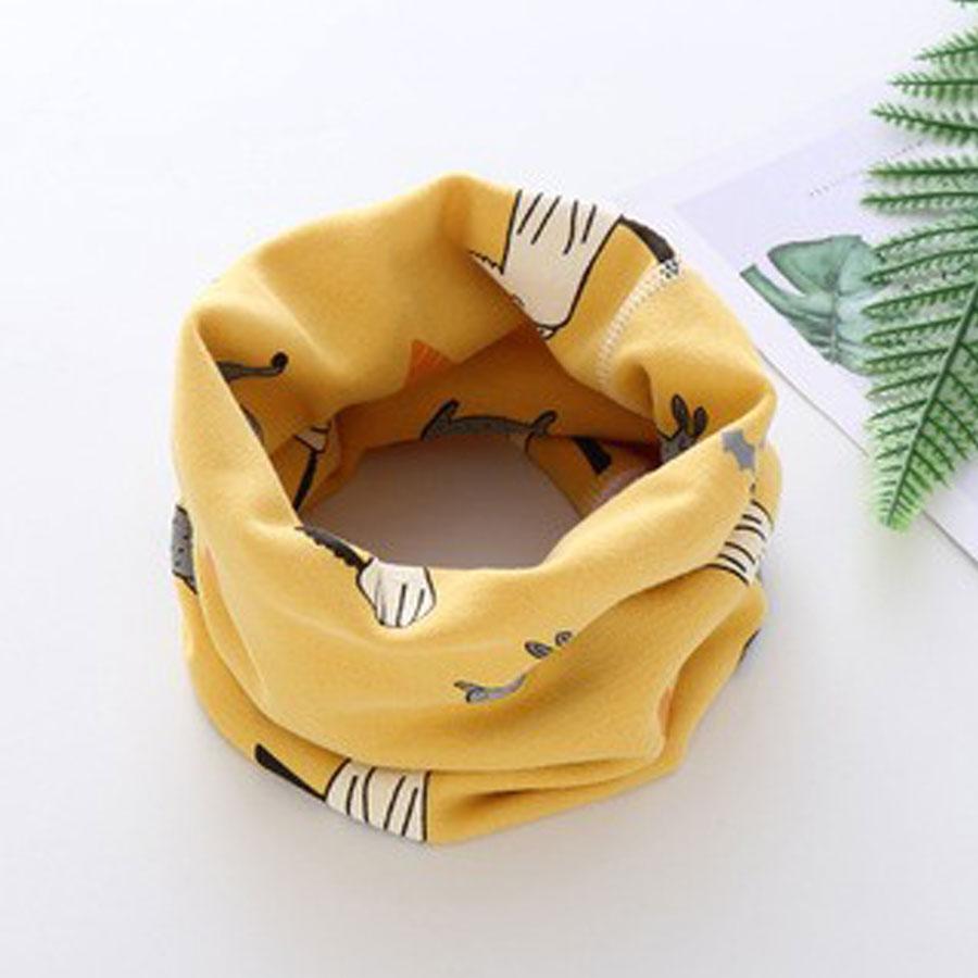 Kids Winter Warm Cartoon Scarf Soft Cotton Neck Collar For Baby Boys Girls Cute Neckerchief