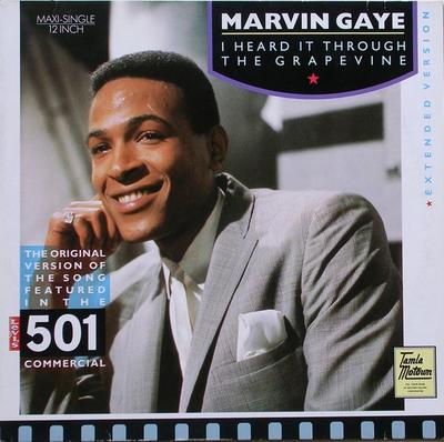 Disque 12 pouces MARVIN GAYE - I Heard It Through The Grapevine / ZT40702 TAMLA MOTOWN 1986 Europe Soul/Funk Occasion