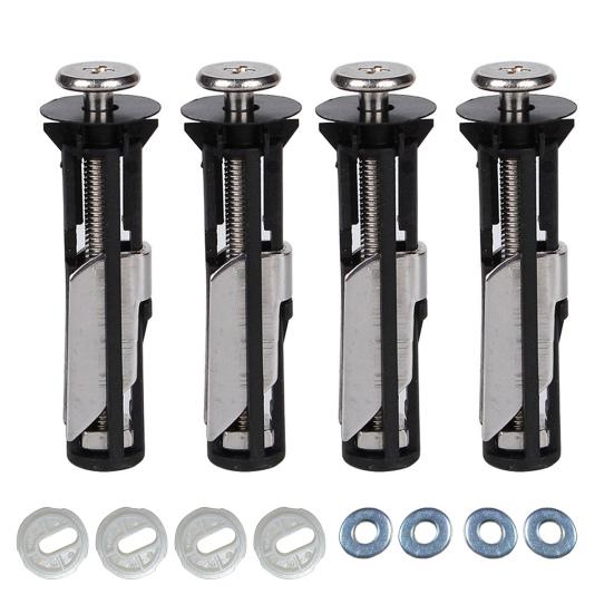 2/4Pcs Toilet Seat Fixing Screws Easy Installation Universal Toilet Seat Bolt Kit Heavy Duty Toilet Seat Screws Kit