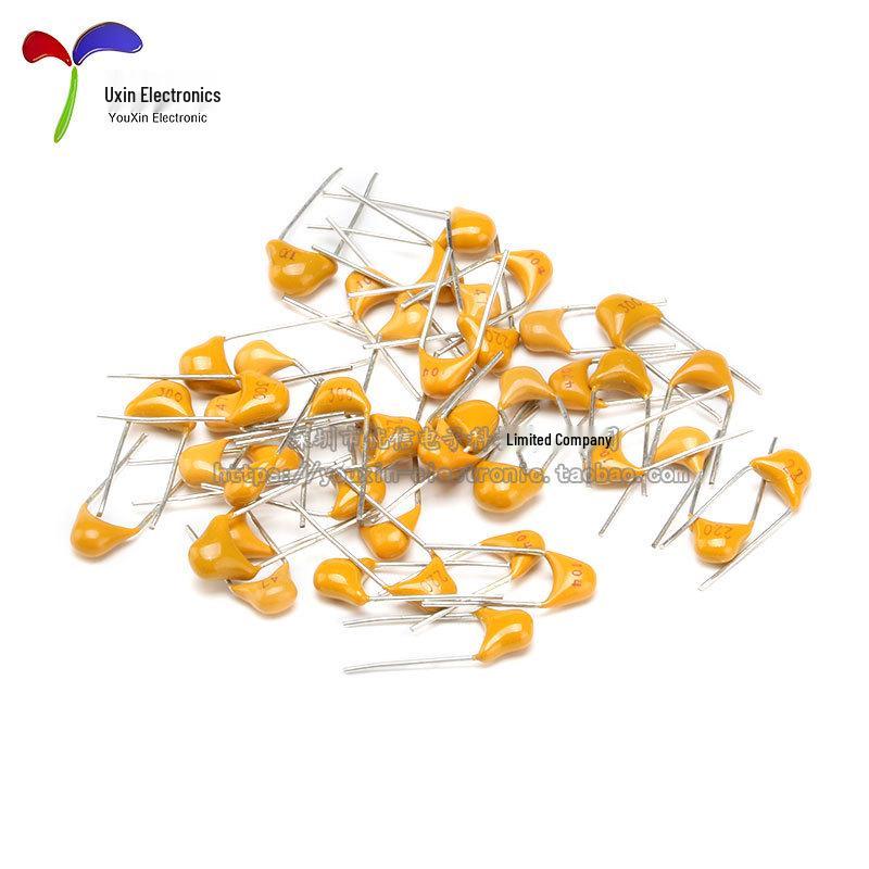 50V Ceramic Capacitor, 5.08MM Pitch (Values: 101-681), Pack of 50