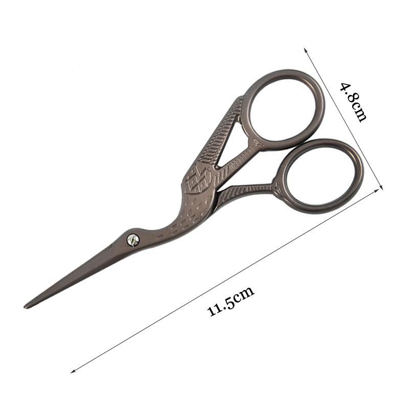 Peacock Stork Vintage Sewing Needlework Color Scissors Tailor Embroidery Scissor Crafts DIY Tailoring Fabric Cloth