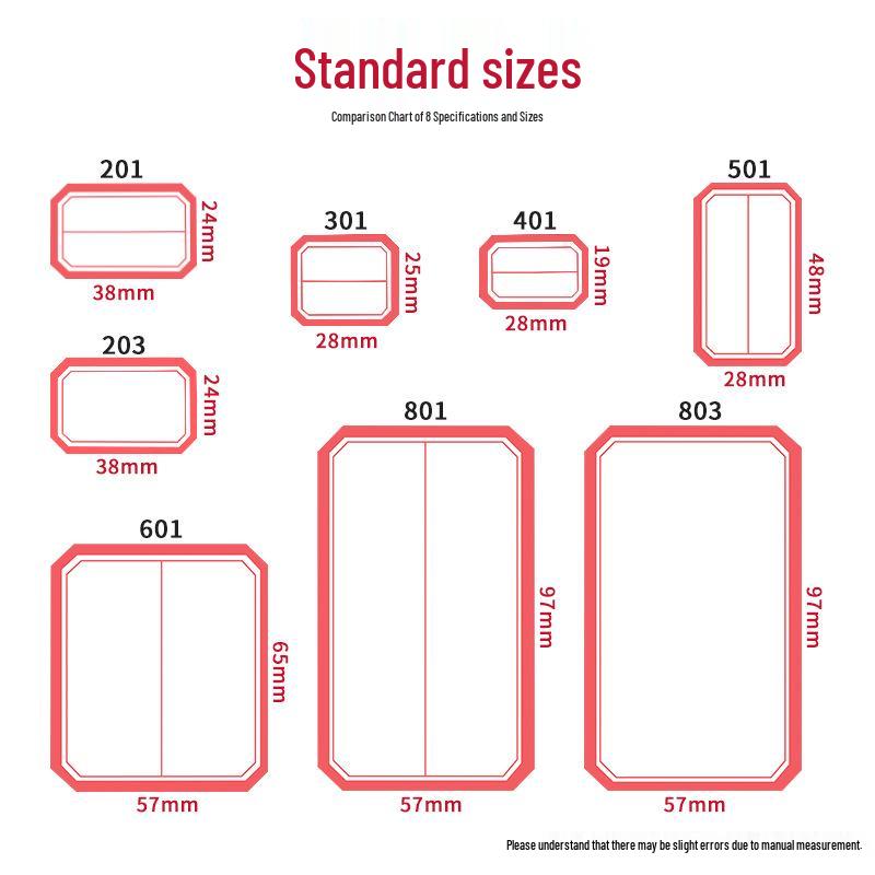 Self-Adhesive Name & Classification Label Stickers - 50 Sheets, Office Blank Handwritten Labels