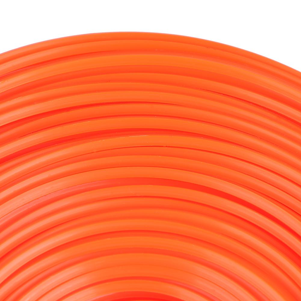 3mm Trimmer Line Nylon Cord Wire Square String Petrol Grass Trimmer 50m