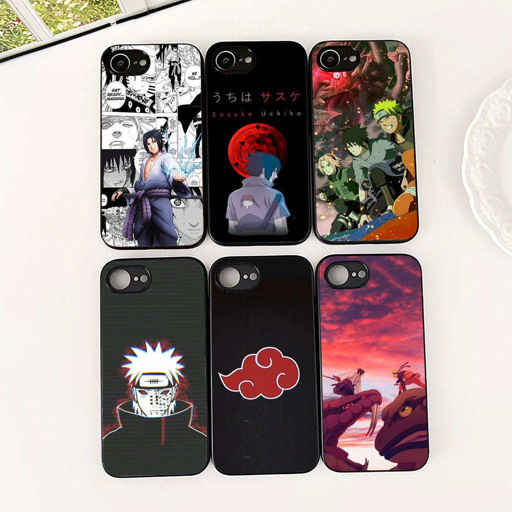 Casing for Apple iPhone 17 Pro XS Max Air 6 7 8 Plus 5 + SE 2022 SE2 16E Phone Cover Protective Case Pain Uchiha Sasuke Narutos