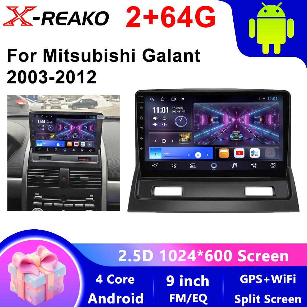 Android 13 Car Radio For Mitsubishi Galant 9 2003 - 2012 GPS Multimedia Player Navi Head Unit Stereo Wireless Carplay Auto Video