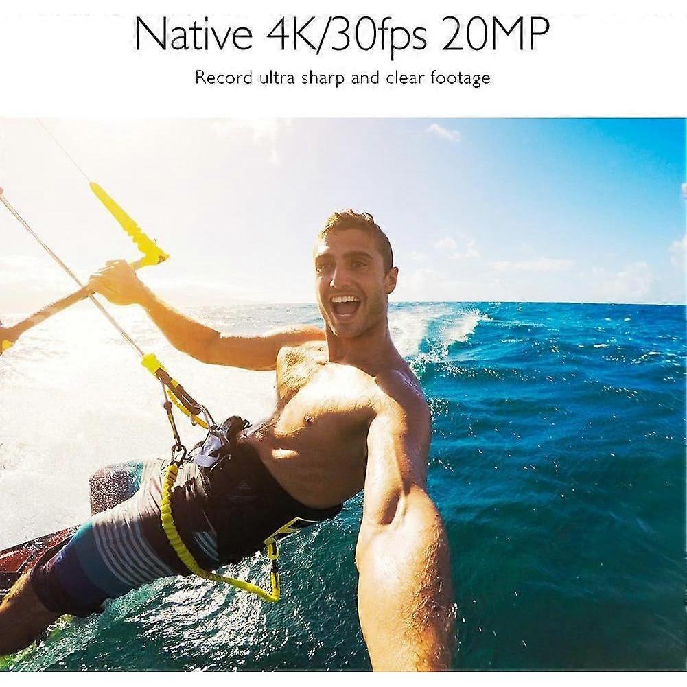 Modelo Más Reciente 2025 V50 Pro Cámara de Acción Nativa 4K30fps 20MP WiFi con EIS Táctil