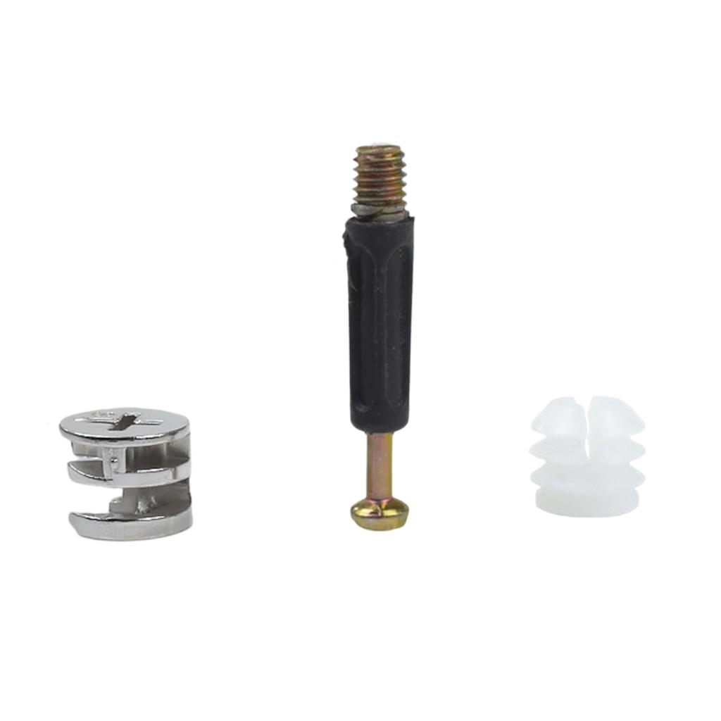 20Pcs Furniture Connector Wardrobe Eccentric Wheel Removal Fastener Connector for Panel Furniture Dressers Drawer